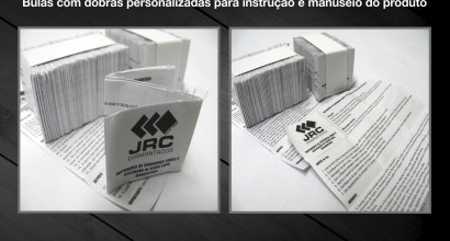 Bula JRC para instrução e manuseio do produto